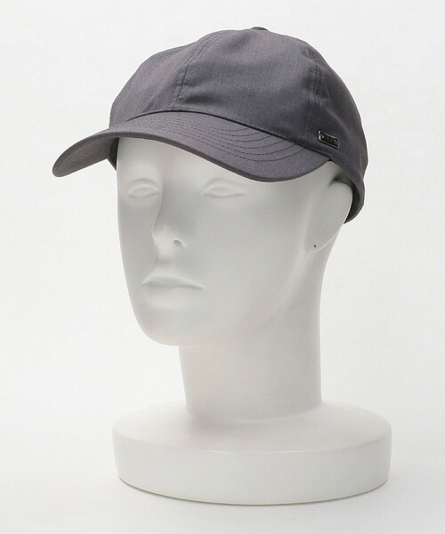 green label relaxing(グリーンレーベルリラクシング)の「GLR TR ツイル ロゴ キャップ(キャップ・メンズ・グレー/ブラック/ベージュ・FREE)」の15枚目の写真