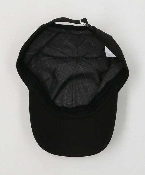 green label relaxing(グリーンレーベルリラクシング)の「GLR TR ツイル ロゴ キャップ(キャップ・メンズ・グレー/ブラック/ベージュ・FREE)」の17枚目の写真