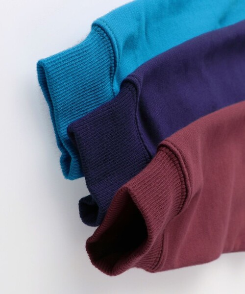 BRANSHES（ブランシェス）の「【あったか】裏起毛クルマモチーフトレーナー（スウェット・キッズ・パープル/エンジ/ターコイズブルー・100/80/90/110/120/130）」の14枚目の写真