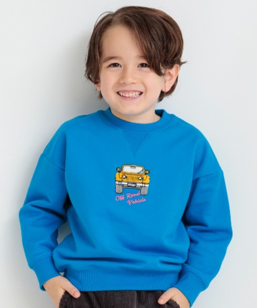 メル42794様★男の子スポーツブランドトレーナーセット★ あったか】裏起毛クルマモチーフトレーナー（スウェット）｜branshes