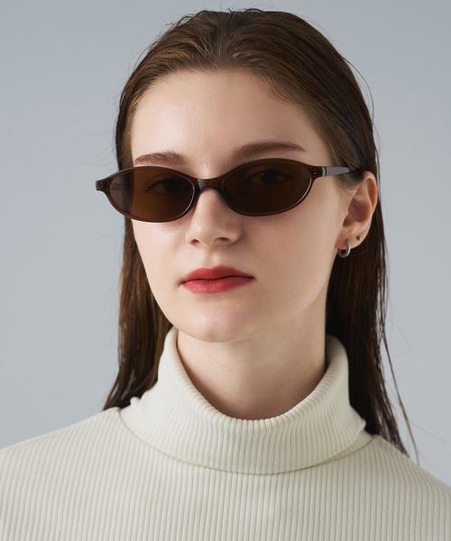 NUEF （ヌエフ）の「ユニセックス対応/NUEF/quarante-et-un 41/サングラス（サングラス・レディース・ブラウン/ライトブラウン/カーキ/ブラック・FREE）」の13枚目の写真