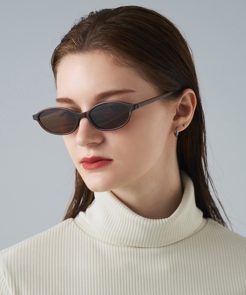 NUEF （ヌエフ）の「ユニセックス対応/NUEF/quarante-et-un 41/サングラス（サングラス・レディース・ブラウン/ライトブラウン/カーキ/ブラック・FREE）」の14枚目の写真