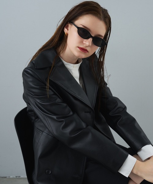 NUEF （ヌエフ）の「ユニセックス対応/NUEF/quarante-et-un 41/サングラス（サングラス・レディース・ブラウン/ライトブラウン/カーキ/ブラック・FREE）」の10枚目の写真