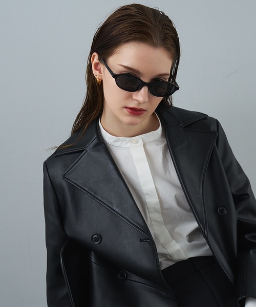 NUEF （ヌエフ）の「ユニセックス対応/NUEF/quarante-et-un 41/サングラス（サングラス・レディース・ブラウン/ライトブラウン/カーキ/ブラック・FREE）」の7枚目の写真