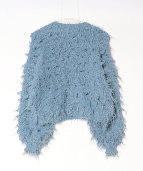 【セール】je crois soi ループ＆フェザーヤーンニットカーディガン（カーディガン/ボレロ）｜FUNALIVE（ファンアライブ）