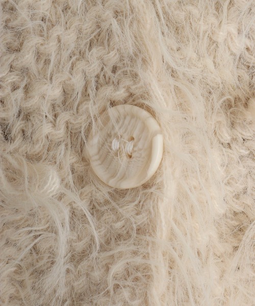 【セール】je crois soi ループ＆フェザーヤーンニットカーディガン（カーディガン/ボレロ）｜FUNALIVE（ファンアライブ）