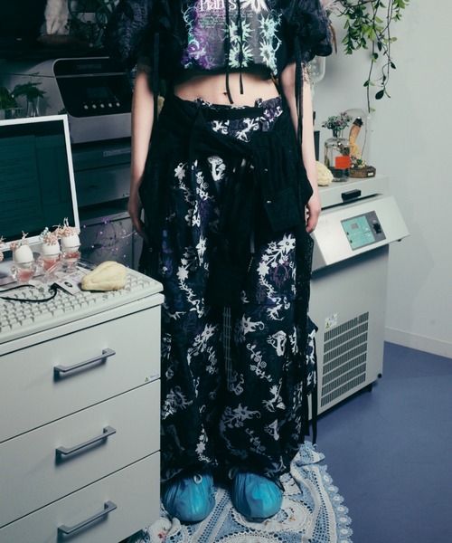 rurumu: 2020ss lace ribbon パンツ ルルムウ rurumu:（ルルムウ）の「rurumu:/ルルムウ/lace-up frill PT