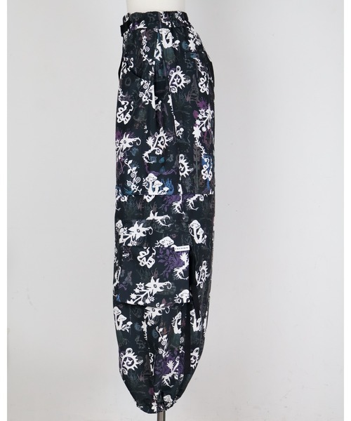 rurumu:(ルルムウ)の「rurumu:/ルルムウ/"Unknown Plants" printed detachable pants(その他パンツ・レディース・アイボリー/ブラック/パープル・MEDIUM/LARGE)」の21枚目の写真