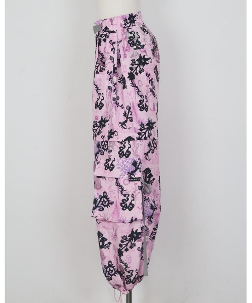 rurumu:(ルルムウ)の「rurumu:/ルルムウ/"Unknown Plants" printed detachable pants(その他パンツ・レディース・アイボリー/ブラック/パープル・MEDIUM/LARGE)」の10枚目の写真