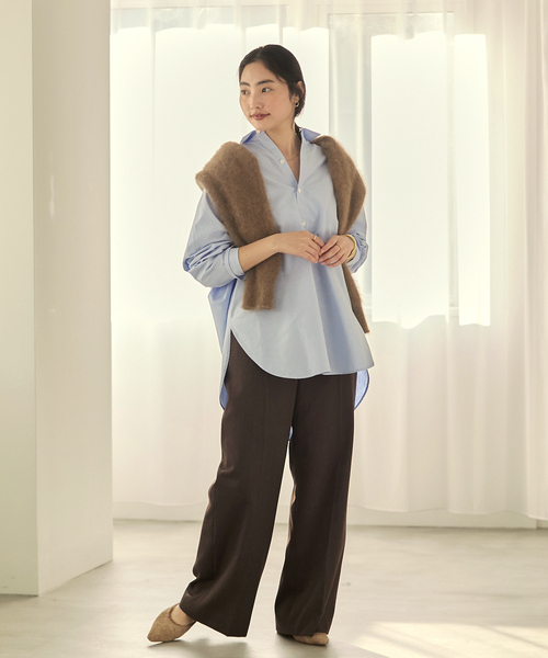 plage（プラージュ）の「Light Oxford Long シャツ（シャツ/ブラウス
