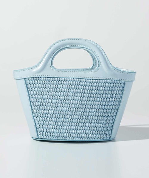 MARNI（マルニ）の「MARNI(マルニ)Kids & Junior ブランドロゴかごショルダーバッグ（ショルダーバッグ・キッズ・ライトブルー/ライトパープル/ホワイト・ONE SIZE）」の12枚目の写真