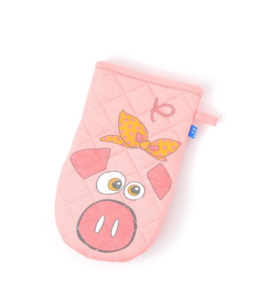 niko and...（ニコアンド）の「[Fishs Eddy(フィッシュエディ)]ＡＮＩＭＡＬミトン（キッチンツール・レディース・ホワイト/イエロー/グレー/ブラウン/ピンク・FREE）」の5枚目の写真