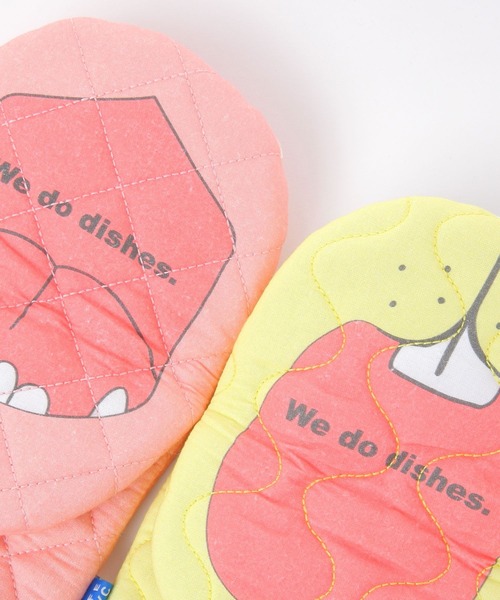 niko and...（ニコアンド）の「[Fishs Eddy(フィッシュエディ)]ＡＮＩＭＡＬミトン（キッチンツール・レディース・ホワイト/イエロー/グレー/ブラウン/ピンク・FREE）」の8枚目の写真