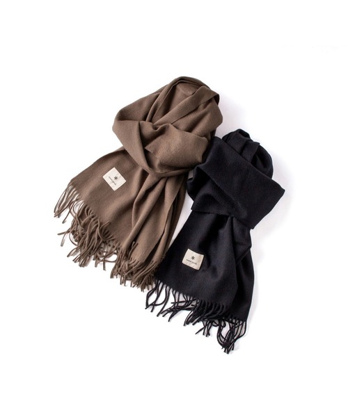Snow Peak(スノーピーク)の「【オンライン限定】Washable Wool Stole Black(ストール/ショール・メンズ・ブラック・FREE)」の8枚目の写真