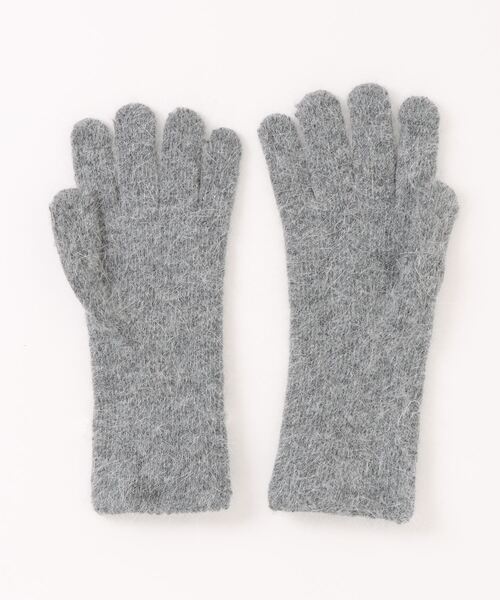 flower（フラワー）の「フラッフリボングローブ（手袋・レディース・グレー/ホワイト・FREE）」の19枚目の写真