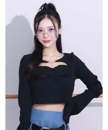 EATME | ハートカットリブTOP(Tシャツ/カットソー)