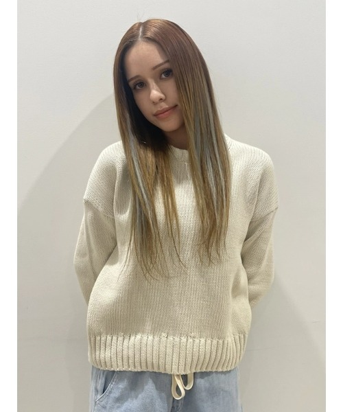 cantate ベージュ クルーネックセーター cantate ベージュ クルーネックセーター 買っておいてよかった