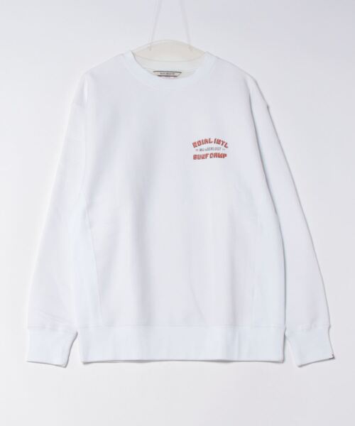 【セール】CREW/ROIAL(ロイアル)SURFCAMPバックプリントスウェット（スウェット）｜roial（ロイアル）