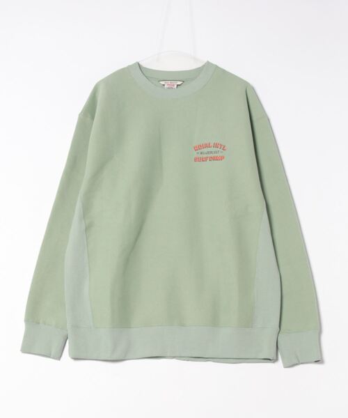 【セール】CREW/ROIAL(ロイアル)SURFCAMPバックプリントスウェット（スウェット）｜roial（ロイアル）