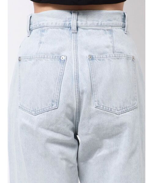 CALNAMUR（カルナムール）の「SIDE RIBBON DENIM PT/サイドリボンデニムパンツ（デニムパンツ・レディース・ブラック/ライトブルー/ピンク・SMALL/MEDIUM）」の17枚目の写真