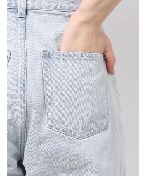 CALNAMUR（カルナムール）の「SIDE RIBBON DENIM PT/サイドリボンデニムパンツ（デニムパンツ・レディース・ブラック/ライトブルー/ピンク・SMALL/MEDIUM）」の18枚目の写真