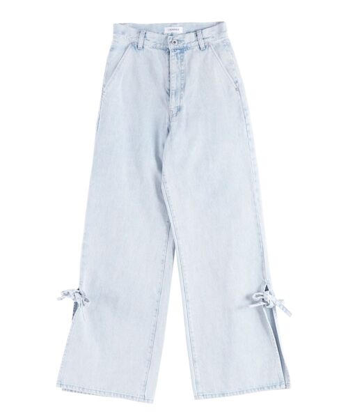 セール】SIDE RIBBON DENIM PT/サイドリボンデニムパンツ