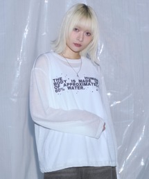 グラフィックシアーロングTシャツ Y2K