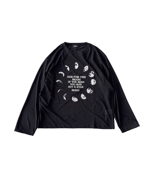 MSG(エムエスジー)の「グラフィックシアーロングTシャツ Y2K(Tシャツ/カットソー・メンズ・ホワイト系2/ブラック系1/ホワイト系1/ブラック系3/ブラック系4/ブラック系2/グレー系3・XL/L/M/S)」の10枚目の写真