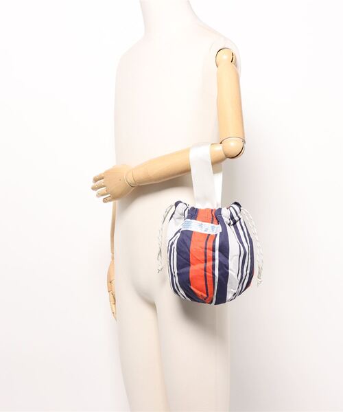 PUEBCO（プエブコ）の「SHIRT FABRIC DRAWSTRING BAG（ハンドバッグ・メンズ・その他1/その他2・ONE SIZE）」の3枚目の写真