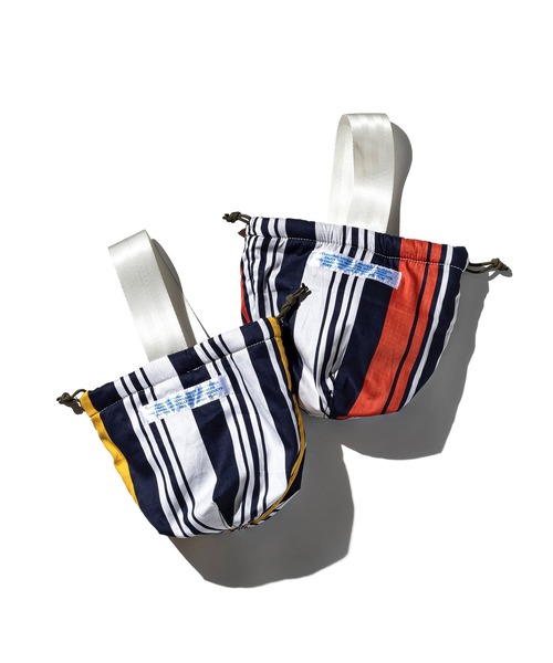 PUEBCO（プエブコ）の「SHIRT FABRIC DRAWSTRING BAG（ハンドバッグ・メンズ・その他1/その他2・ONE SIZE）」の7枚目の写真