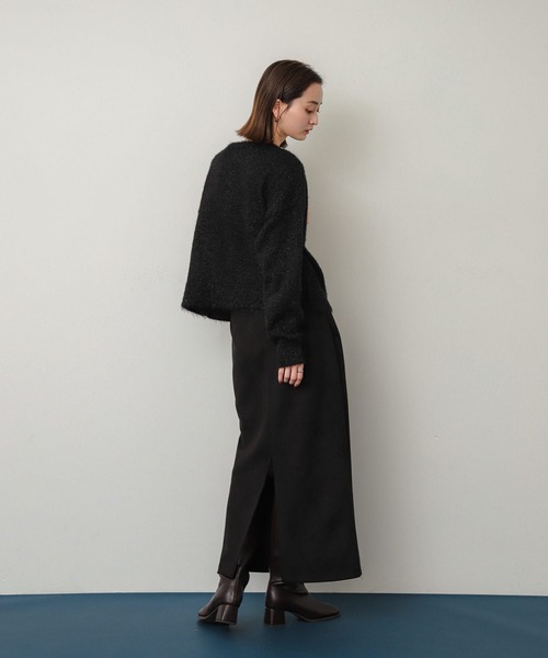 SENSE OF PLACE by URBAN RESEARCH(センスオブプレイスバイアーバンリサーチ)の「コードシシュウカーディガン(カーディガン/ボレロ・レディース・ブラック/アイボリー/ブラウン・ONE)」の22枚目の写真