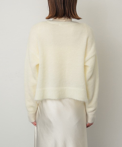 SENSE OF PLACE by URBAN RESEARCH(センスオブプレイスバイアーバンリサーチ)の「コードシシュウカーディガン(カーディガン/ボレロ・レディース・ブラック/アイボリー/ブラウン・ONE)」の15枚目の写真