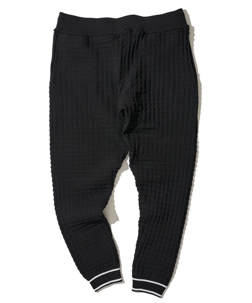 1PIU1UGUALE3  RELAX （ウノピゥウノウグァーレトレ リラックス）の「【1PIU1UGUALE3 RELAX】SQUARE PATTERN KNIT HOODIE / スクエアパターンニットイージーパンツ（その他パンツ・メンズ・ブラック/ホワイト・MEDIUM/LARGE/X-LARGE）」の6枚目の写真