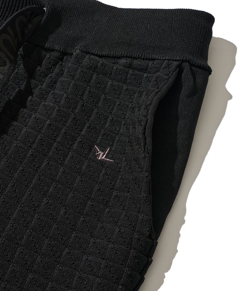 1PIU1UGUALE3  RELAX （ウノピゥウノウグァーレトレ リラックス）の「【1PIU1UGUALE3 RELAX】SQUARE PATTERN KNIT HOODIE / スクエアパターンニットイージーパンツ（その他パンツ・メンズ・ブラック/ホワイト・MEDIUM/LARGE/X-LARGE）」の8枚目の写真