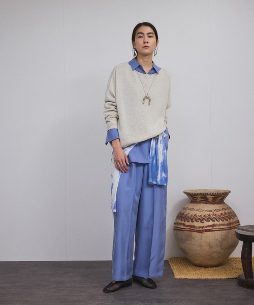 25SS]GENTLE SILK パンツ【セットアップ対応】（その他パンツ）｜SALON