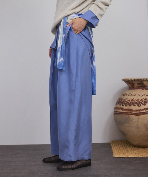 25SS]GENTLE SILK パンツ【セットアップ対応】（その他パンツ）｜SALON