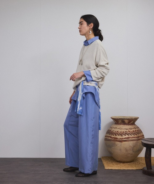 25SS]GENTLE SILK パンツ【セットアップ対応】（その他パンツ）｜SALON
