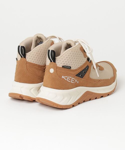 KEEN（キーン）の「HIGHTRAIL MID WP / ハイトレイル ミッド ウォータープルーフ / レディース トレッキングシューズ 防水（ブーツ・レディース・ブラウン・23cm/23.5cm/24cm/24.5cm/25cm/25.5cm/22.5cm/26cm）」の2枚目の写真