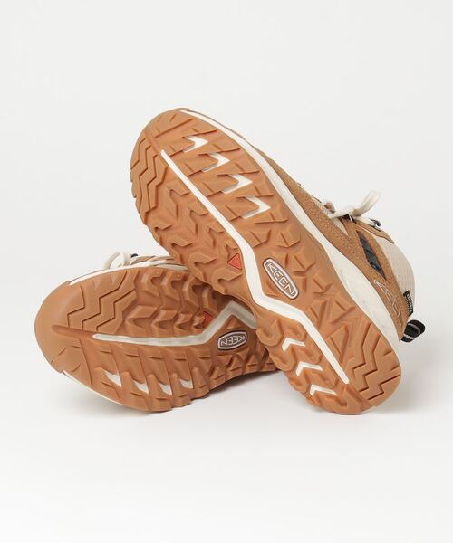 KEEN（キーン）の「HIGHTRAIL MID WP / ハイトレイル ミッド ウォータープルーフ / レディース トレッキングシューズ 防水（ブーツ・レディース・ブラウン・23cm/23.5cm/24cm/24.5cm/25cm/25.5cm/22.5cm/26cm）」の3枚目の写真