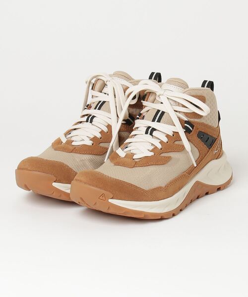 KEEN（キーン）の「HIGHTRAIL MID WP / ハイトレイル ミッド ウォータープルーフ / レディース トレッキングシューズ 防水（ブーツ・レディース・ブラウン・23cm/23.5cm/24cm/24.5cm/25cm/25.5cm/22.5cm/26cm）」の10枚目の写真