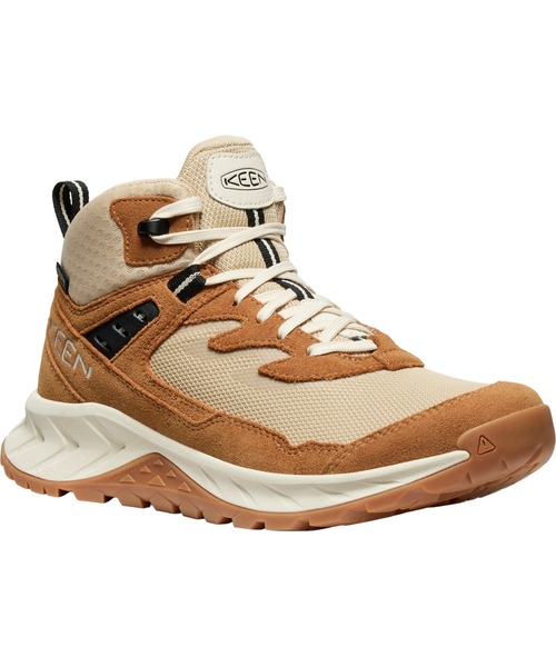 KEEN（キーン）の「HIGHTRAIL MID WP / ハイトレイル ミッド ウォータープルーフ / レディース トレッキングシューズ 防水（ブーツ・レディース・ブラウン・23cm/23.5cm/24cm/24.5cm/25cm/25.5cm/22.5cm/26cm）」の6枚目の写真