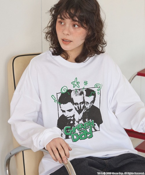 【GOOD ROCK SPEED】GreenDay アートプリントT ホワイト GREEN DAY | グリーン・デイ PHOTO ART TEE | GOOD ROCK SPEED