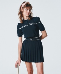 ESSENTIAL（エッセンシャル）の「パフスリーブニットポロ（ポロシャツ）」