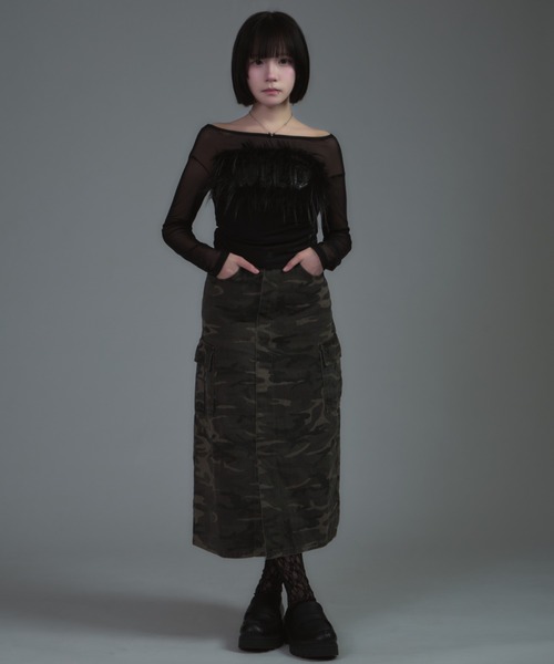 See-through Fur Tops / シースルーファートップス（Tシャツ