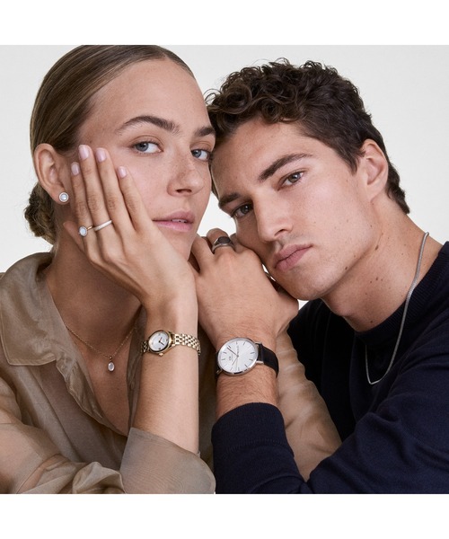 Daniel Wellington(ダニエルウェリントン)の「Classic Day Display 本革 40MM シルバー/ローズゴール(アナログ腕時計・メンズ・ピンクゴールド/シルバー/ゴールド系その他・40mm)」の4枚目の写真