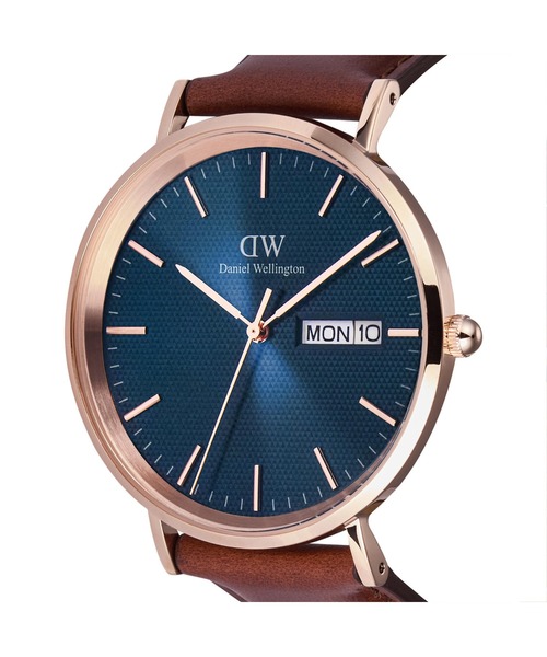 Daniel Wellington(ダニエルウェリントン)の「Classic Day Display 本革 40MM シルバー/ローズゴール(アナログ腕時計・メンズ・ピンクゴールド/シルバー/ゴールド系その他・40mm)」の10枚目の写真