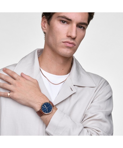 Daniel Wellington(ダニエルウェリントン)の「Classic Day Display 本革 40MM シルバー/ローズゴール(アナログ腕時計・メンズ・ピンクゴールド/シルバー/ゴールド系その他・40mm)」の20枚目の写真