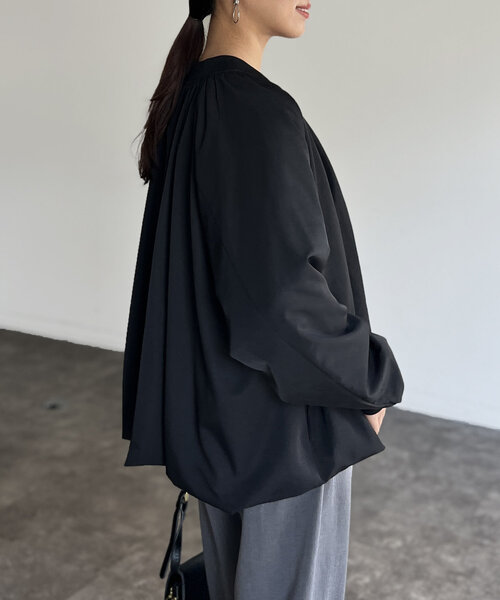 Chez toi（シェトワ）の「裾バルーンブルゾン（ブルゾン・レディース・ブラック/ベージュ/アイボリー・FREE）」の19枚目の写真