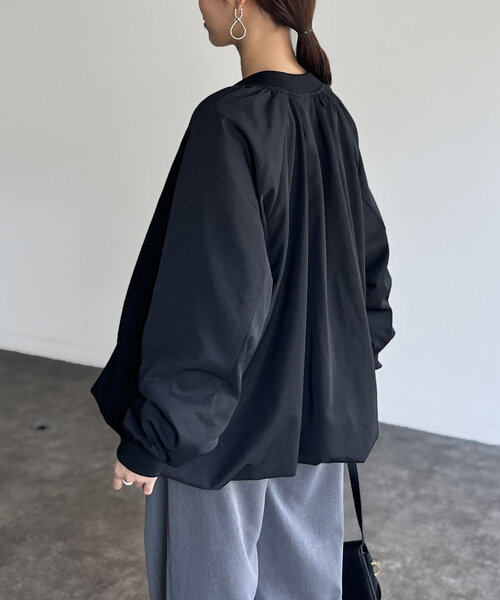 Chez toi（シェトワ）の「裾バルーンブルゾン（ブルゾン・レディース・ブラック/ベージュ/アイボリー・FREE）」の16枚目の写真