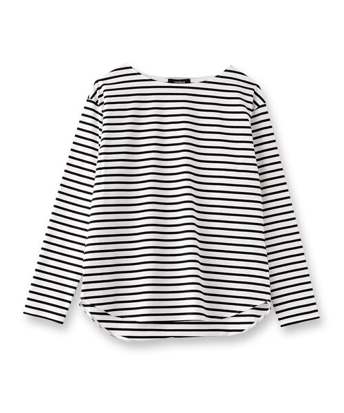 UNTITLED(アンタイトル)の「◆【着回し/首元スッキリ】ボートネック天竺プルオーバー(Tシャツ/カットソー・レディース・ホワイト系5/ホワイト・50/00/02/04/44/48)」の3枚目の写真